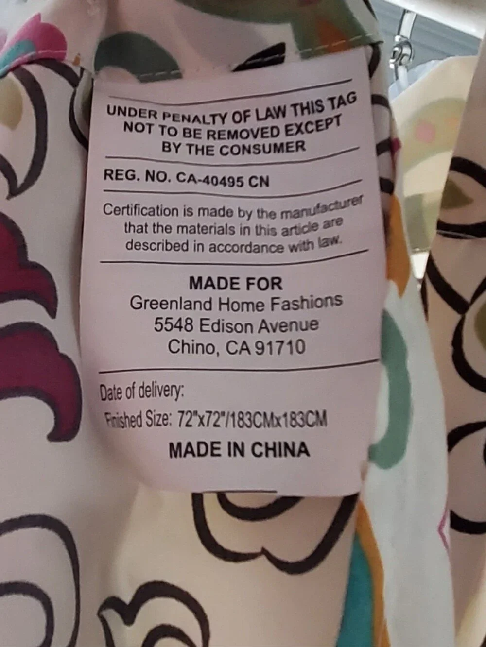 Greenland Home Fashions bright floral